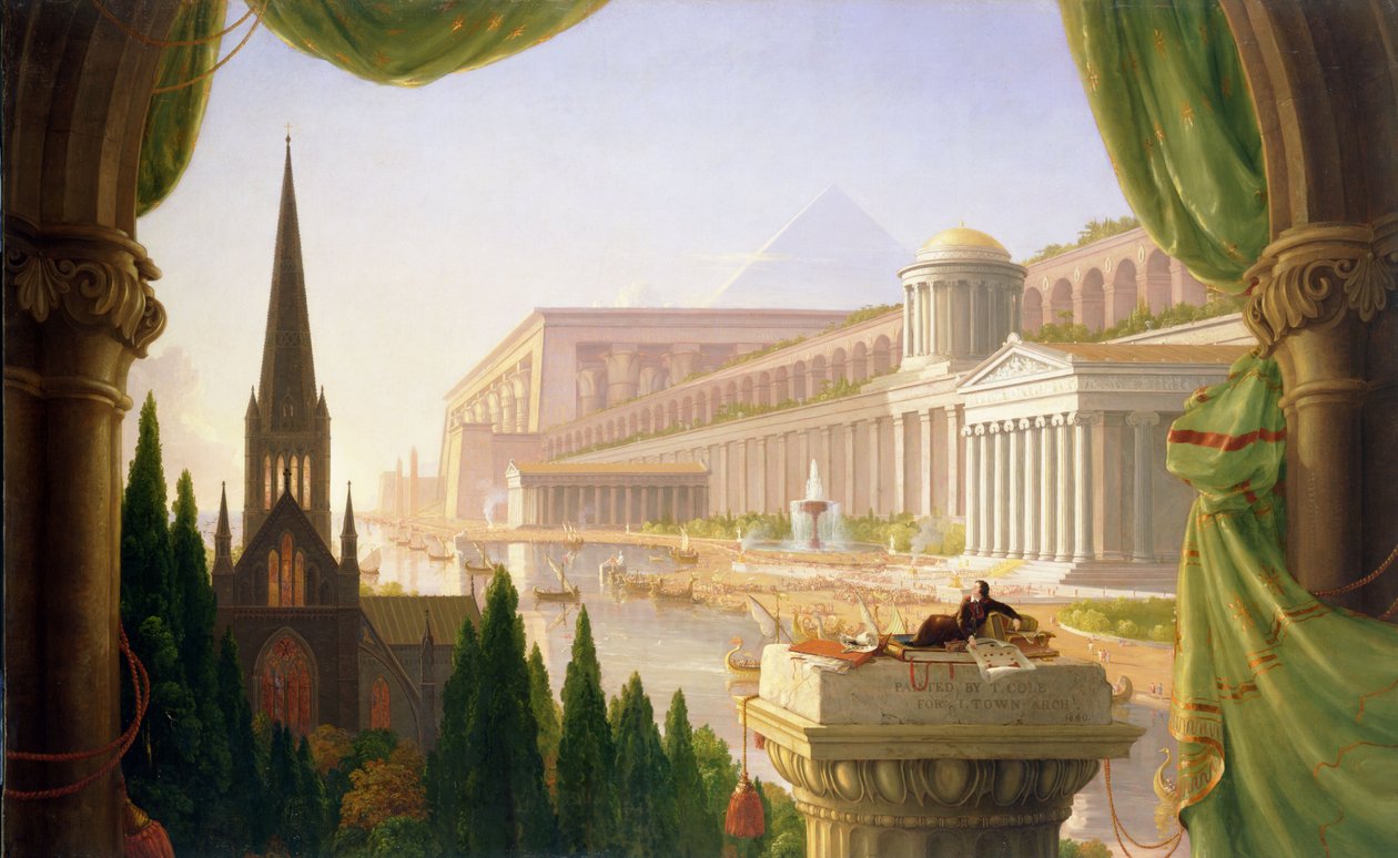 Arkitekter drøm av Thomas Cole