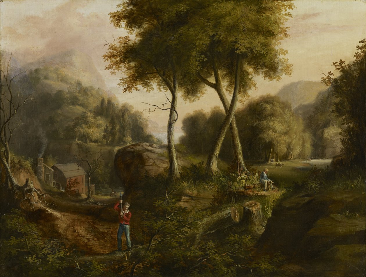 Landskap av Thomas Cole