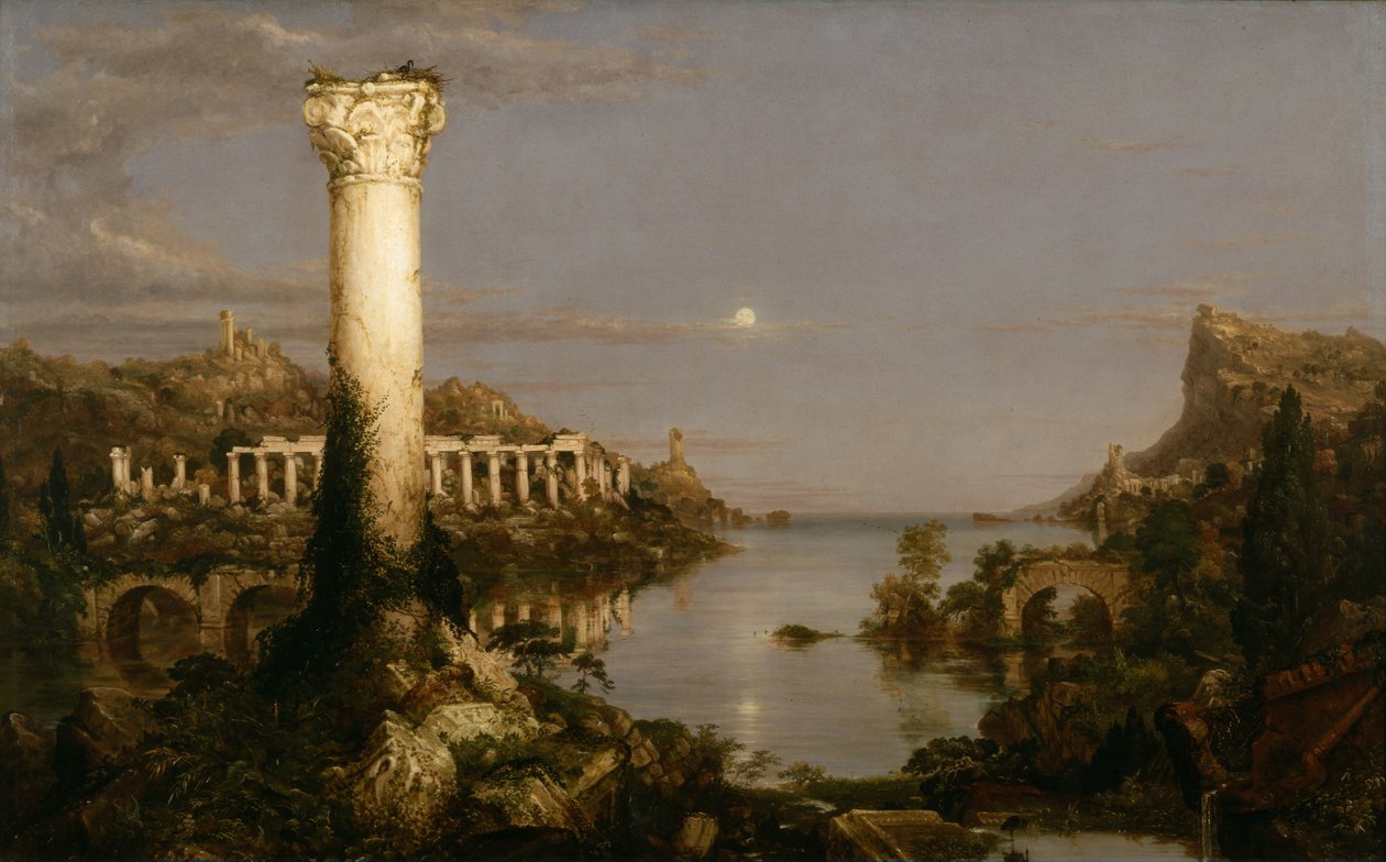 The Course of Empire. Ødemark av Thomas Cole