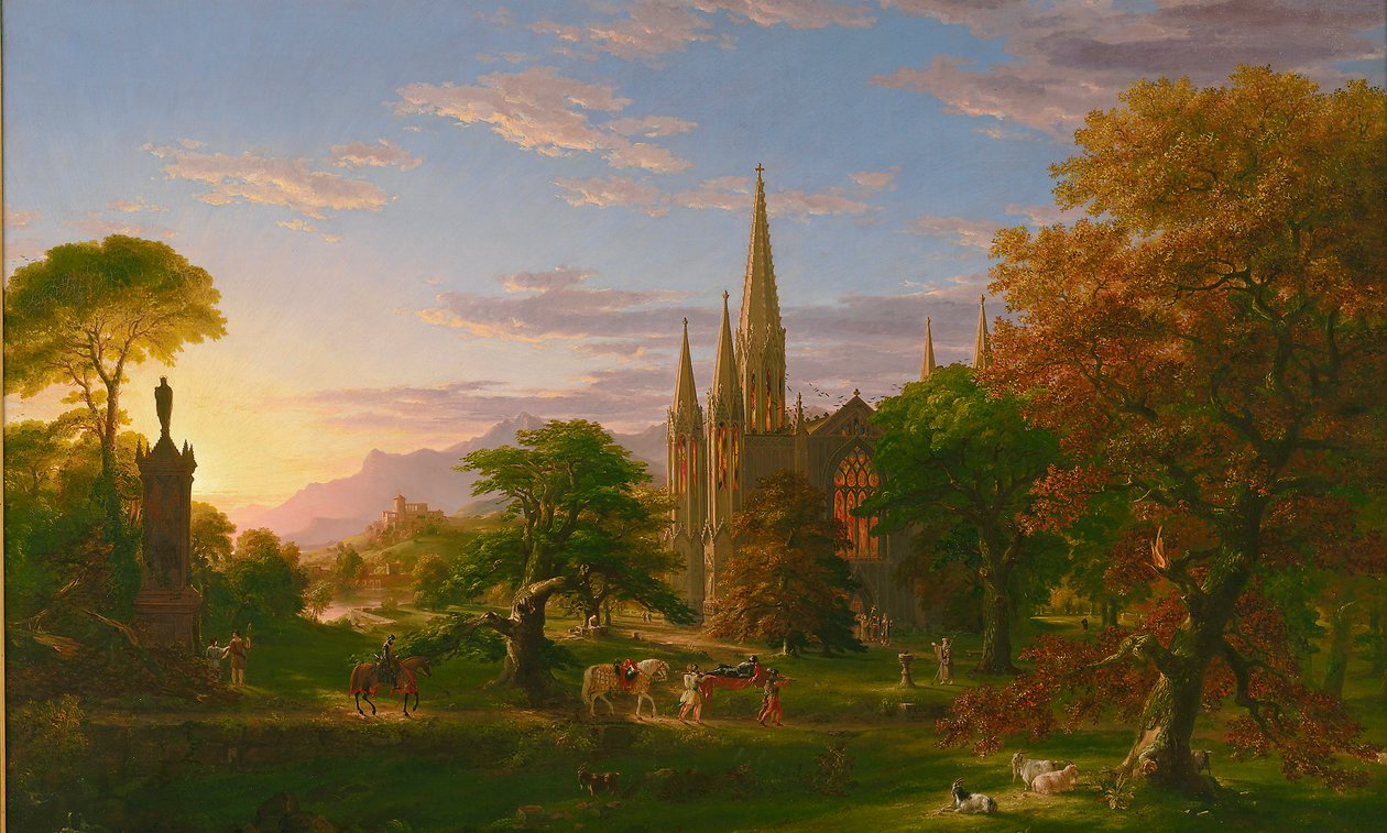 Tilbakekomsten, 1837 av Thomas Cole