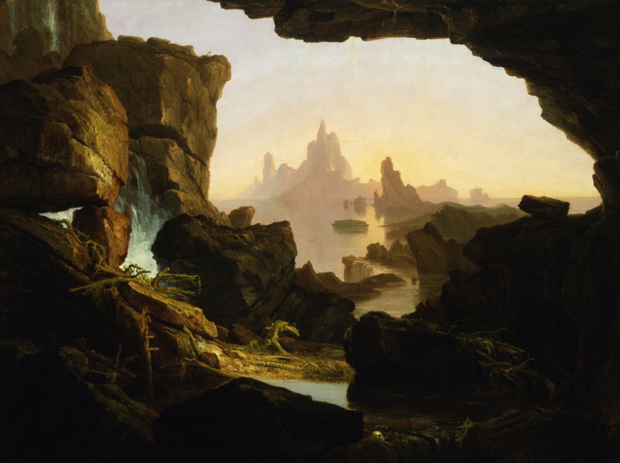 Subsidiering av vannflodens vann av Thomas Cole