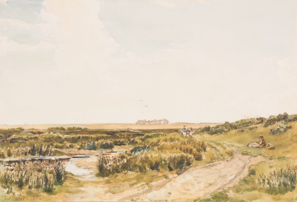 Figurer ved en bekk, 1885 av Thomas Collier