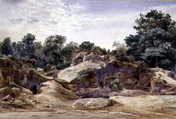 Grusgrav ved Hampstead av Thomas Collier