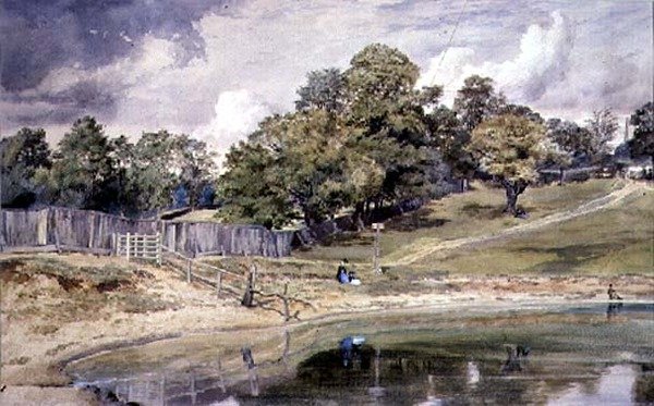 Dam ved Hampstead av Thomas Collier