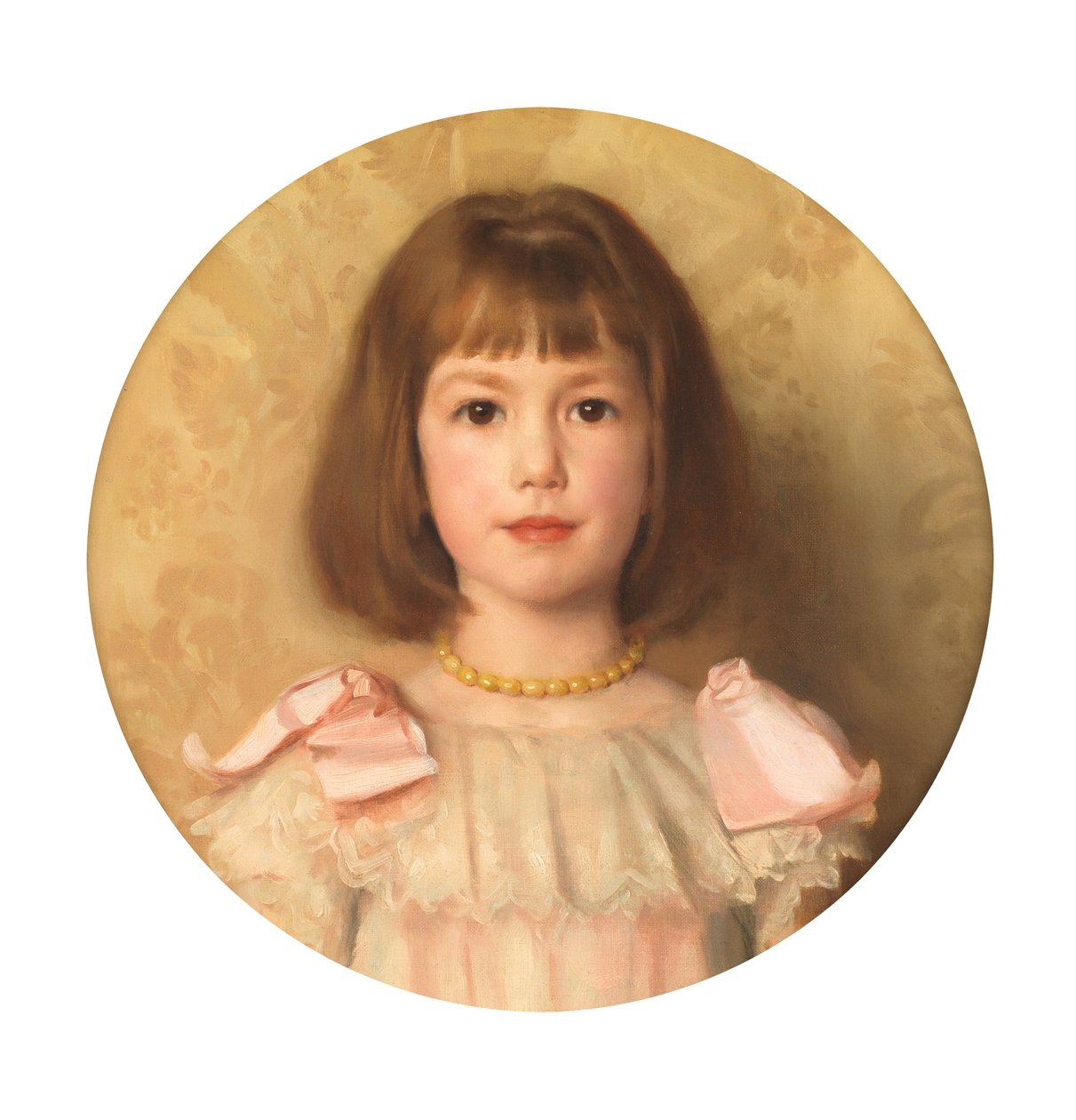 Rosalind (olje på lerret lagt på panel) av Thomas Cooper Gotch