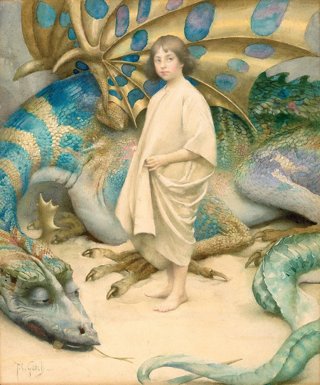 Barnet i verden av Thomas Cooper Gotch