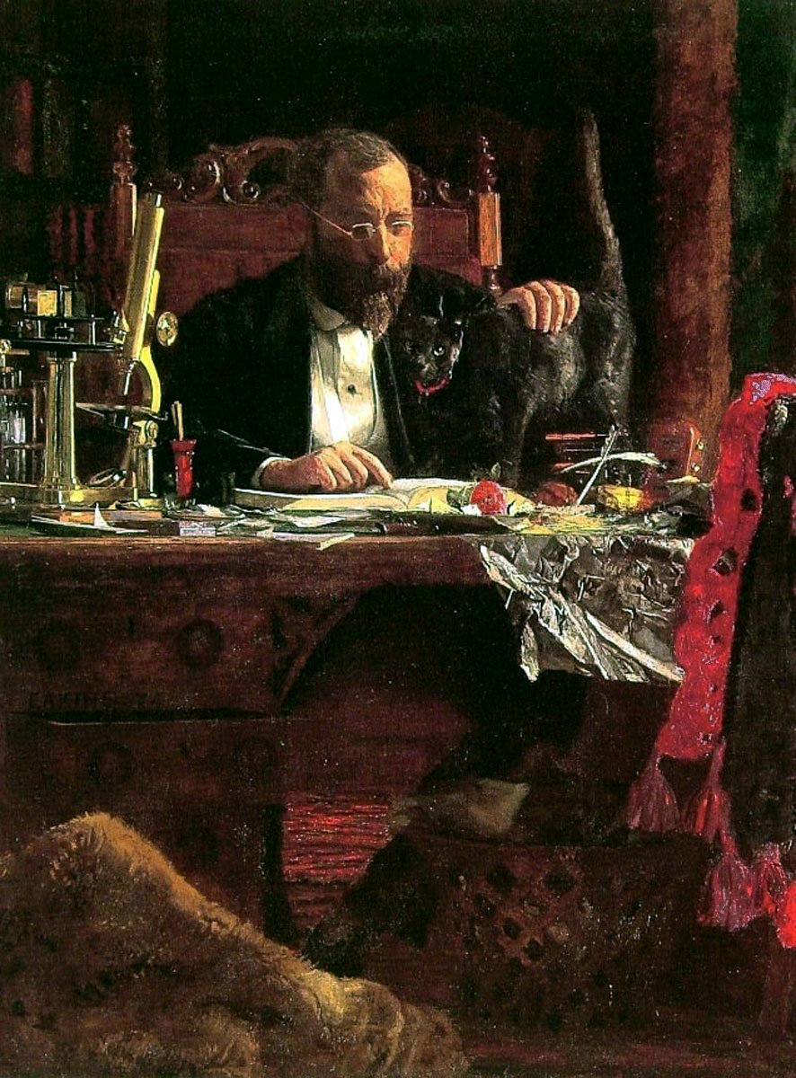 Portrett av professor Benjamin H. Rand av Thomas Eakins