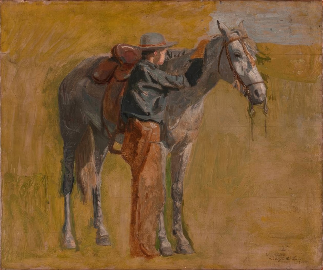 Th. Eakins, Cowboy (Studie) av Thomas Eakins