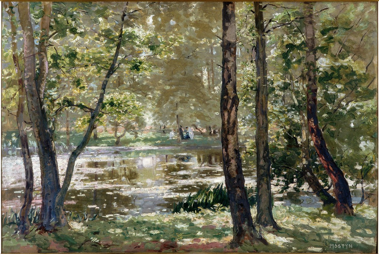 Sollys, Burnham Beeches av Thomas Edwin Mostyn