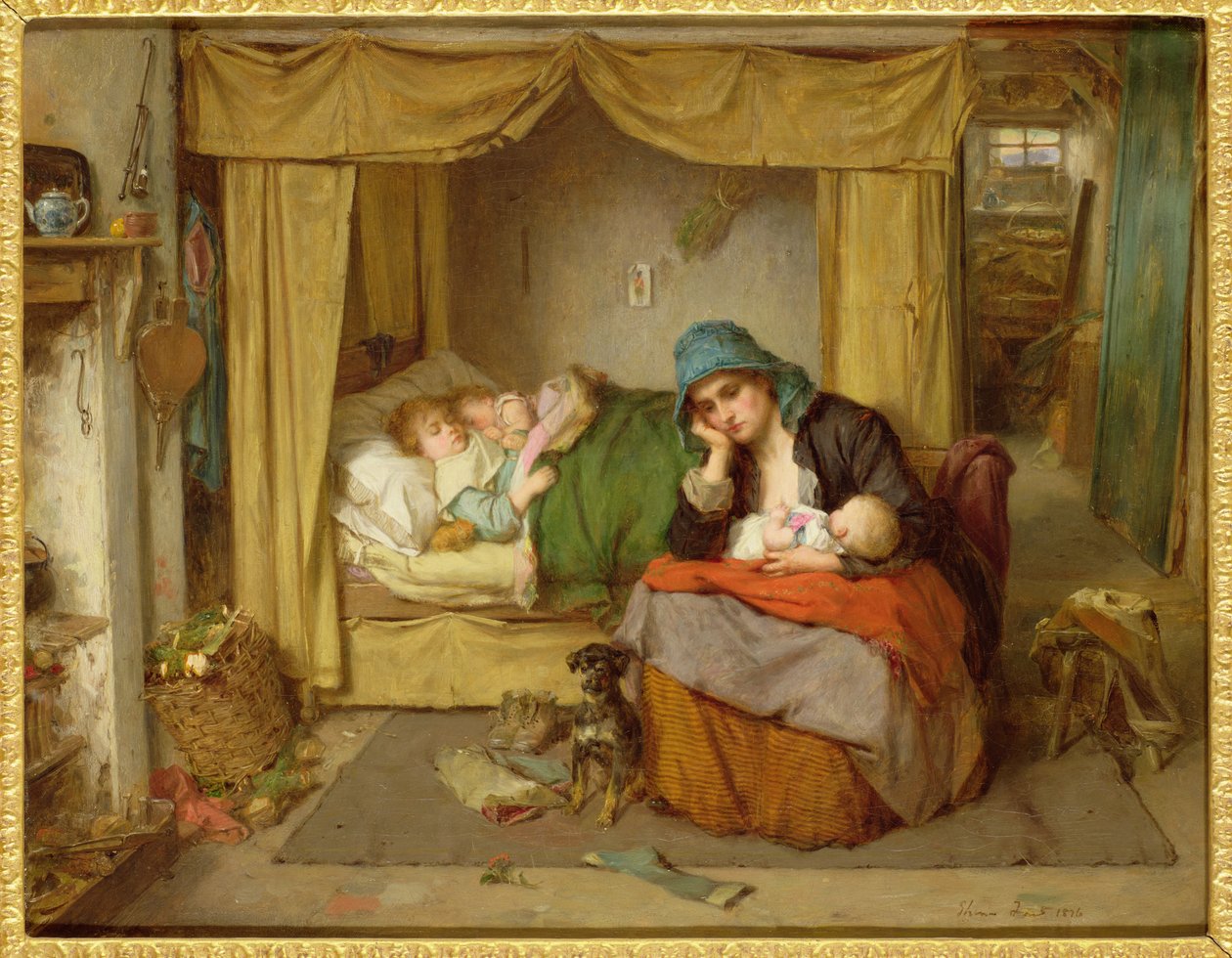 Slutten på en glad dag av Thomas Faed