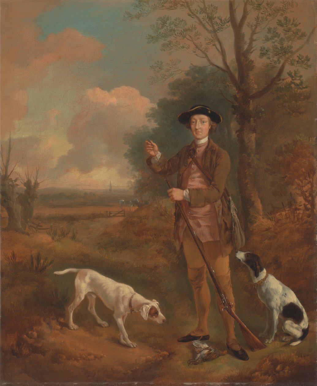 Major John Dade, fra Tannington, Suffolk av Thomas Gainsborough