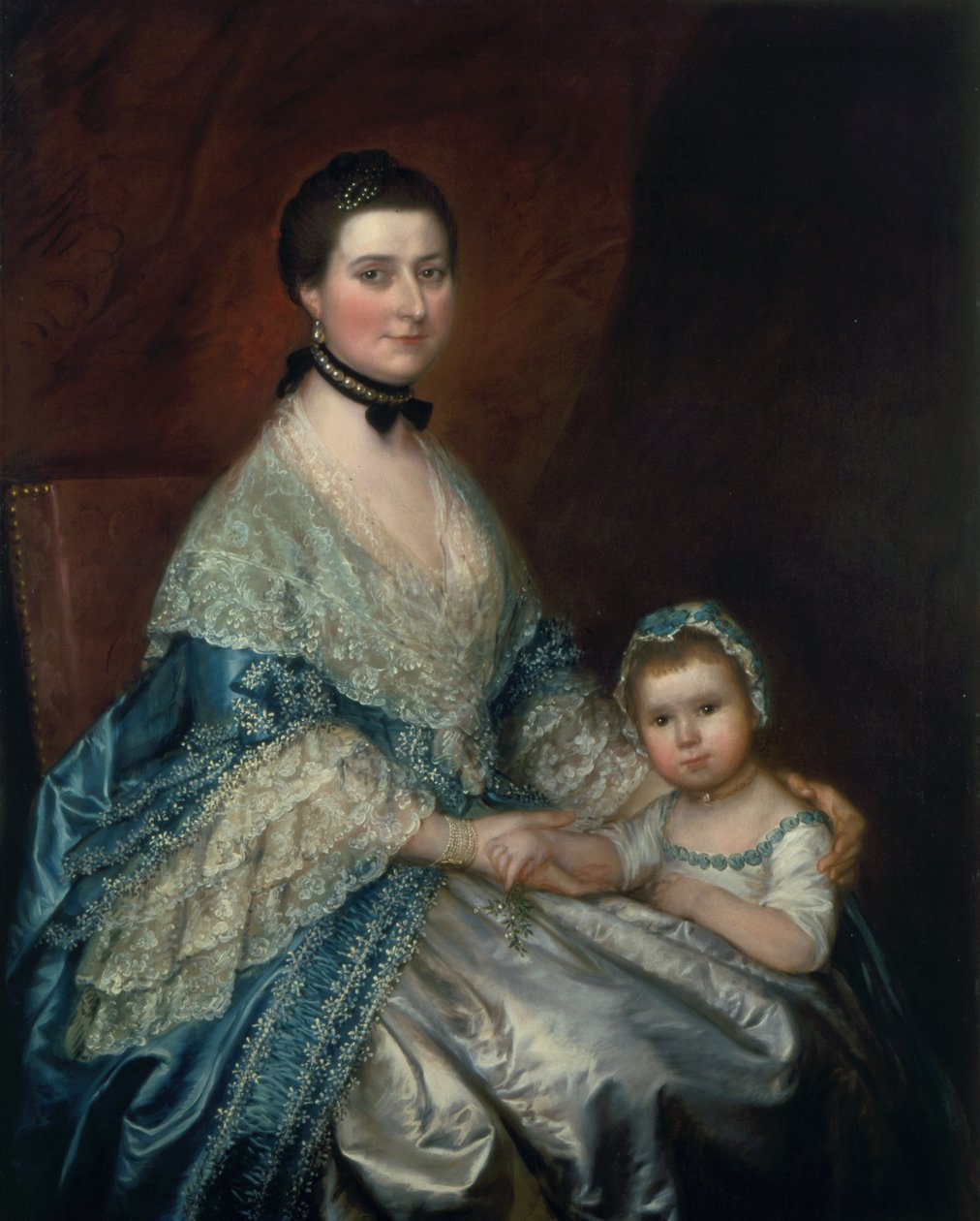 Mrs. Bedingfield og hennes datter, 1760-årene av Thomas Gainsborough