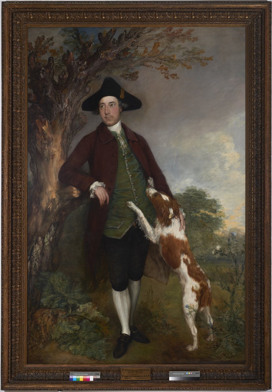 Portrett av George Venables Vernon, 2nd Lord Vernon, 1767 av Thomas Gainsborough
