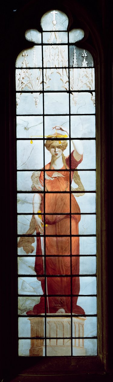 Rettferdighet (farget glass) av Thomas Jervais