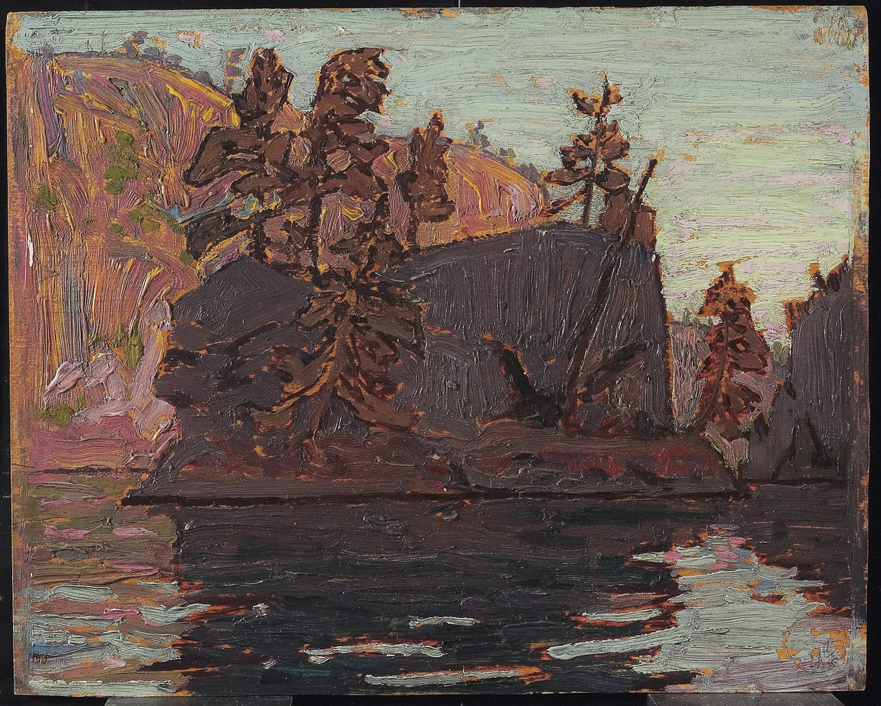 Petawawa Gorges, 1916 (olje på trepanel) av Tom Thomson