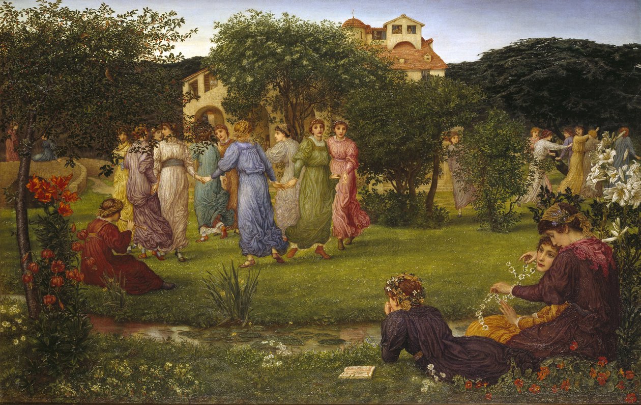 De dansende jentene, ca. 1882 av Thomas Matthews Rooke