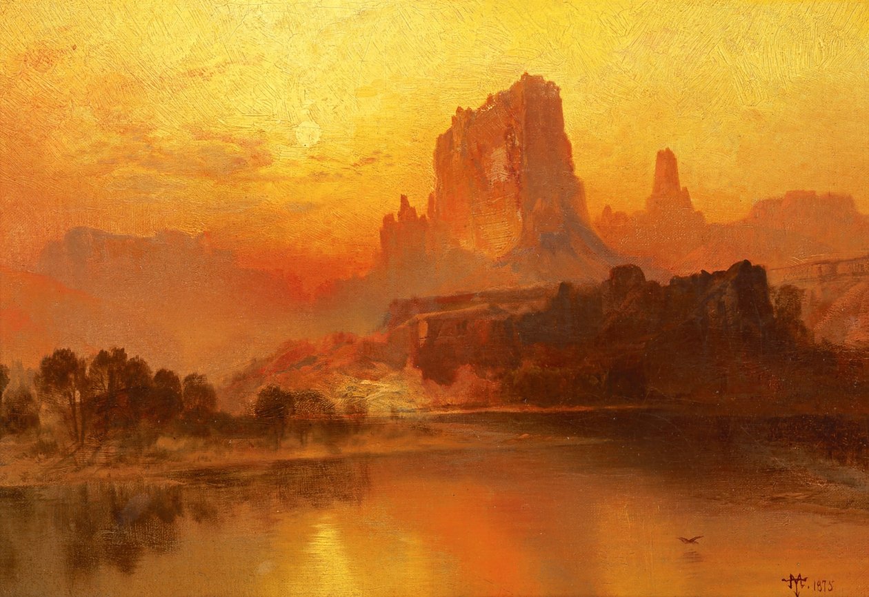 Den gylne timen av Thomas Moran