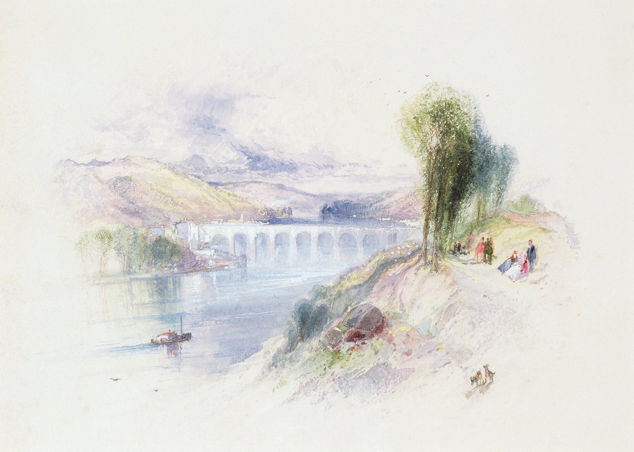 Elven Schuylkill av Thomas Moran