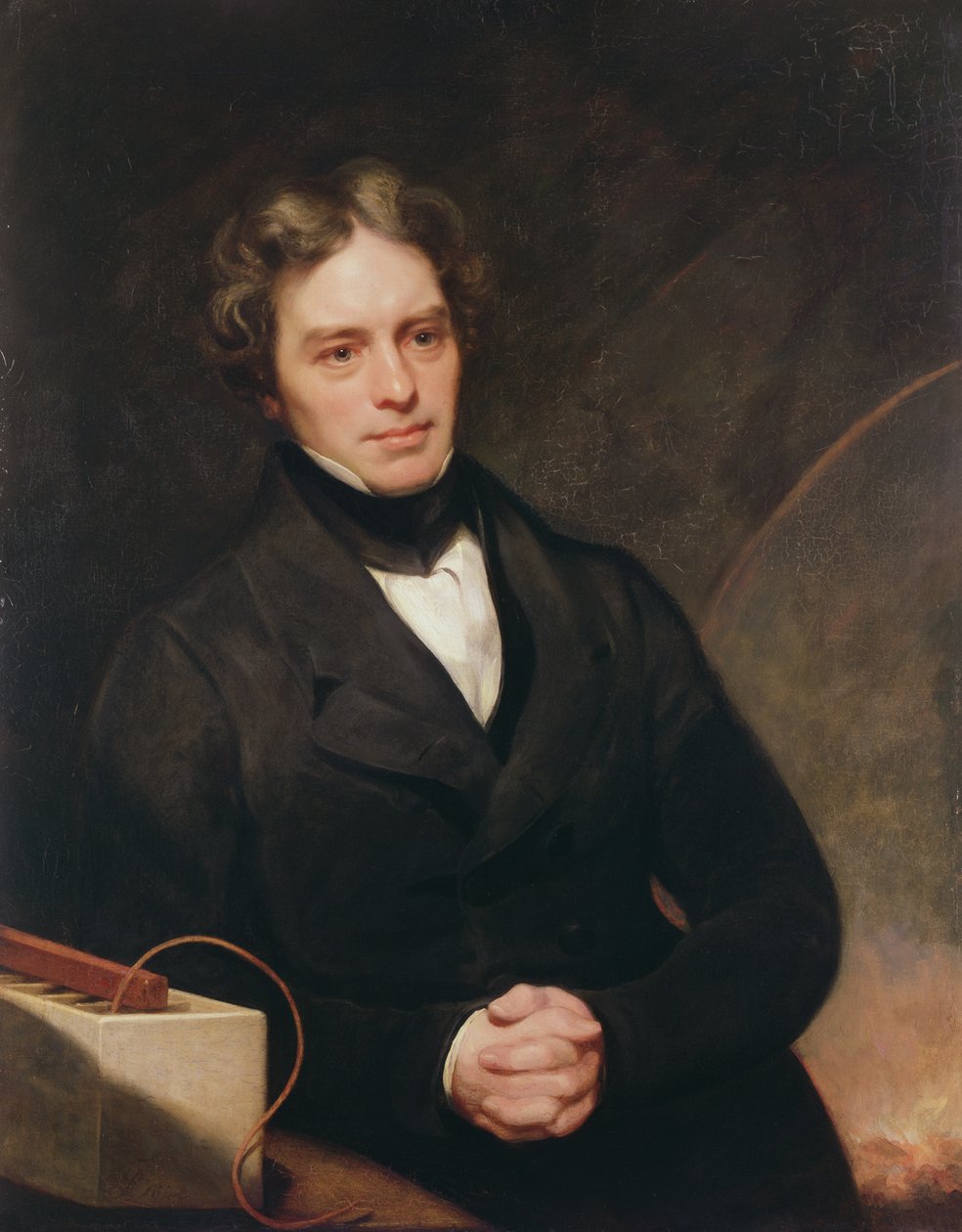 Portrett av Michael Faraday (1791-1867) 1841-42 av Thomas Phillips