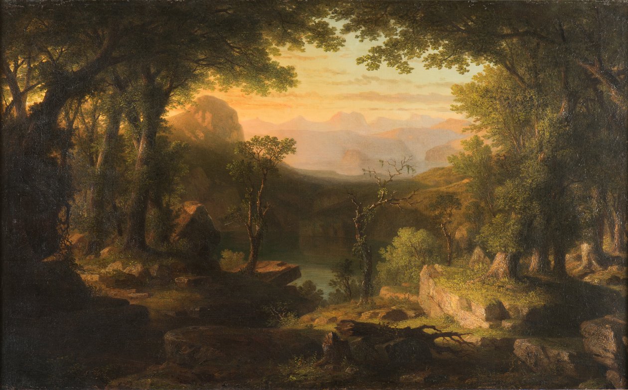 Twilight in the Wilderness, 1840-70 av Thomas Pritchard Rossiter