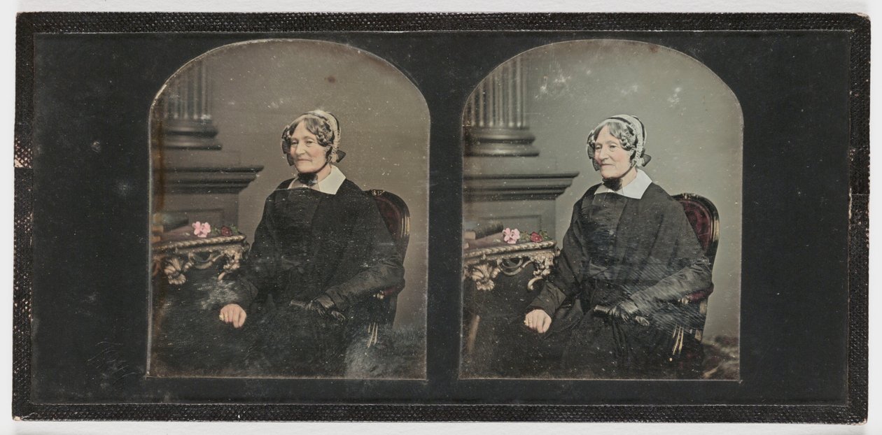 Portrett av en eldre kvinne, ca. 1855 (daguerreotypi) av Thomas Richard Williams