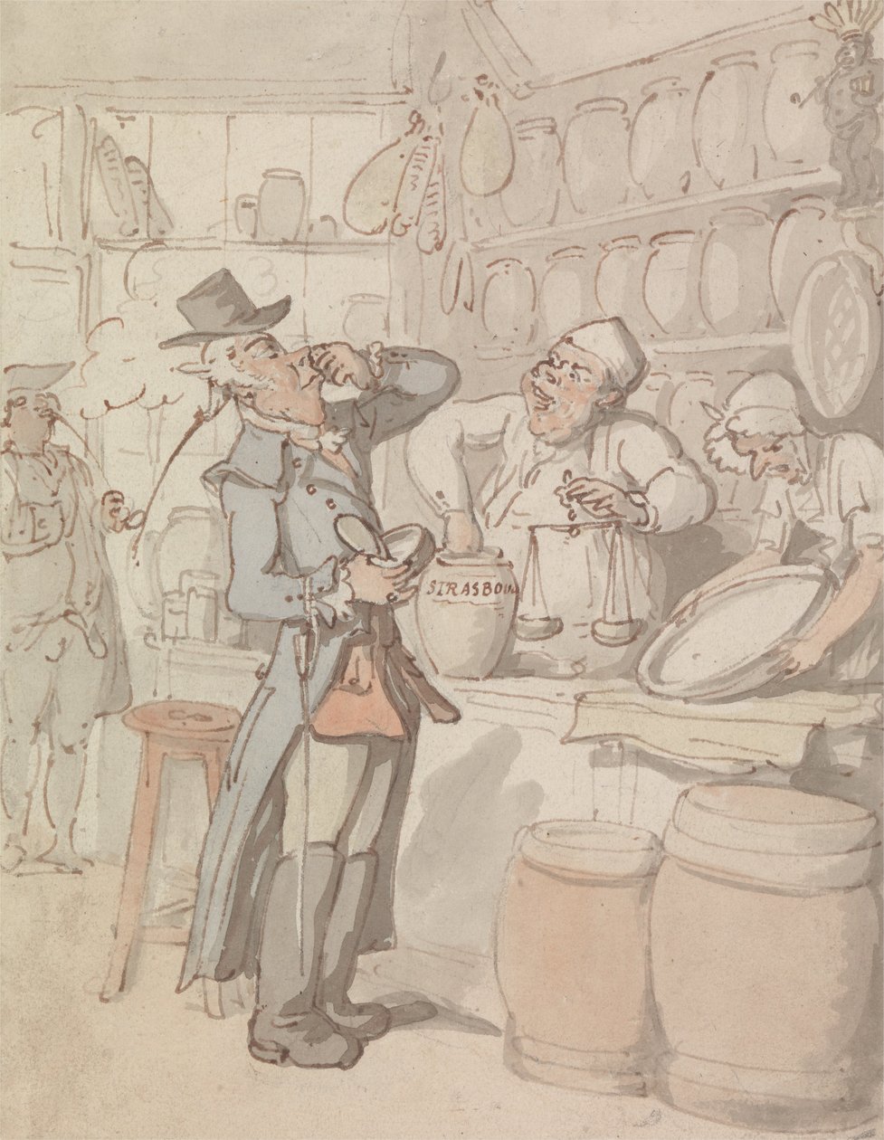 En mann som kjøper snus av Thomas Rowlandson