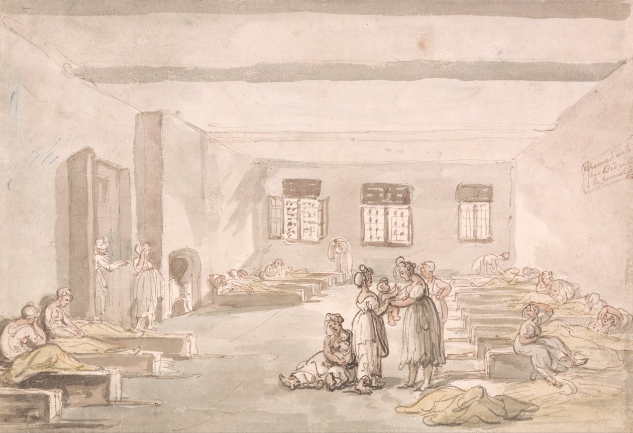 Bridewell, The Pass Room, House of Correction av Thomas Rowlandson