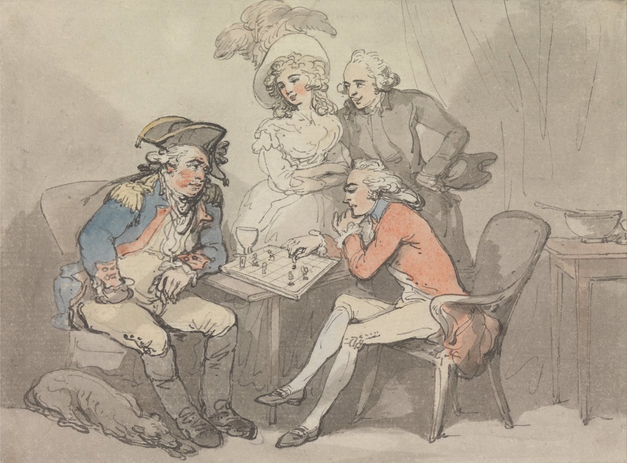 Sjakkmat av Thomas Rowlandson