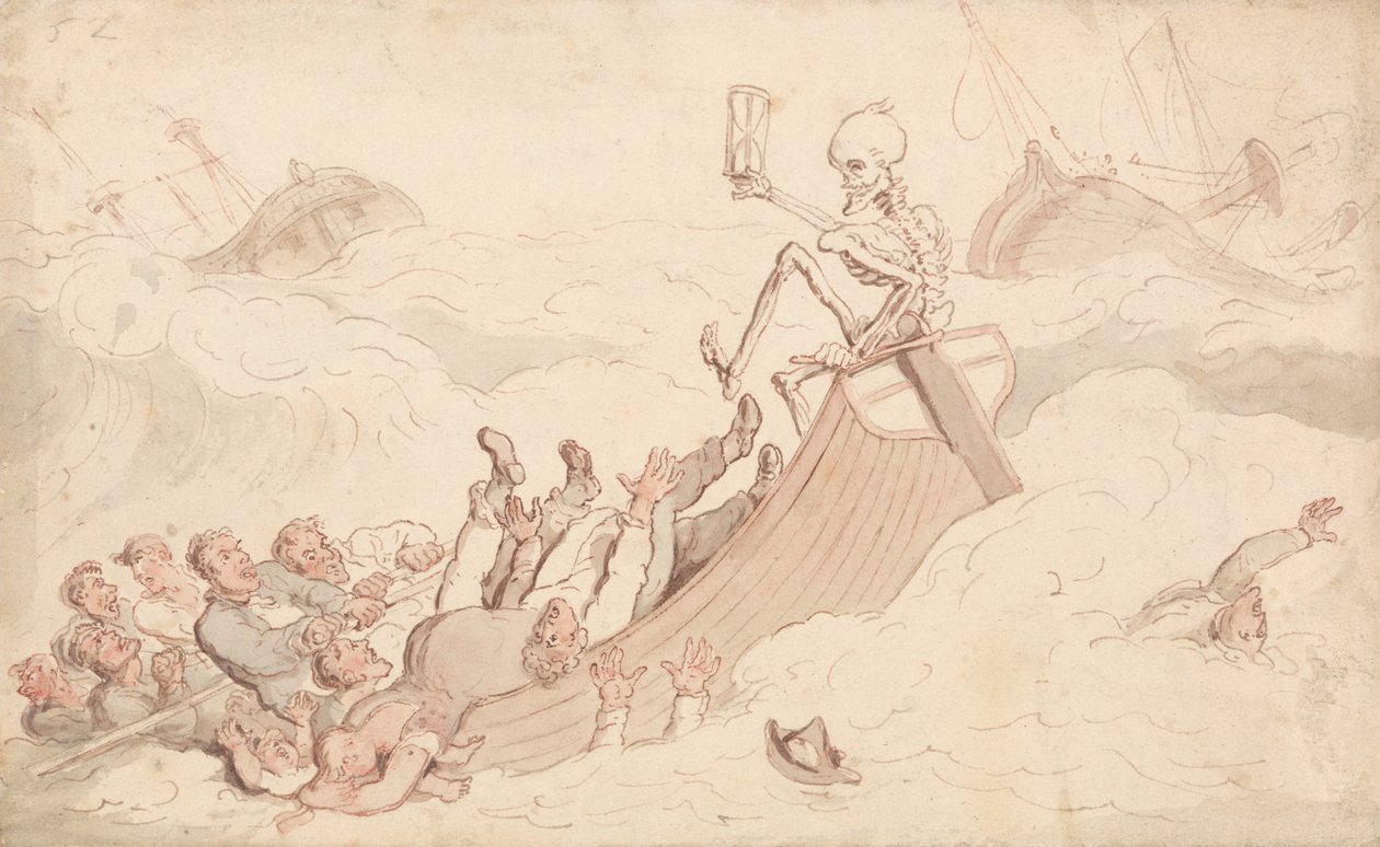 Døden ble pilot av Thomas Rowlandson