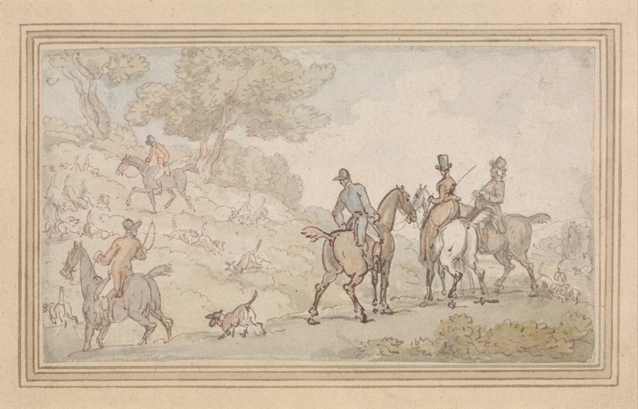 Tegningsomslag av Thomas Rowlandson