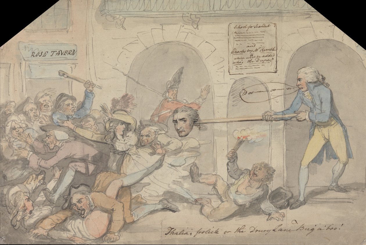 Drury Lane. Skolen for skandale av Thomas Rowlandson