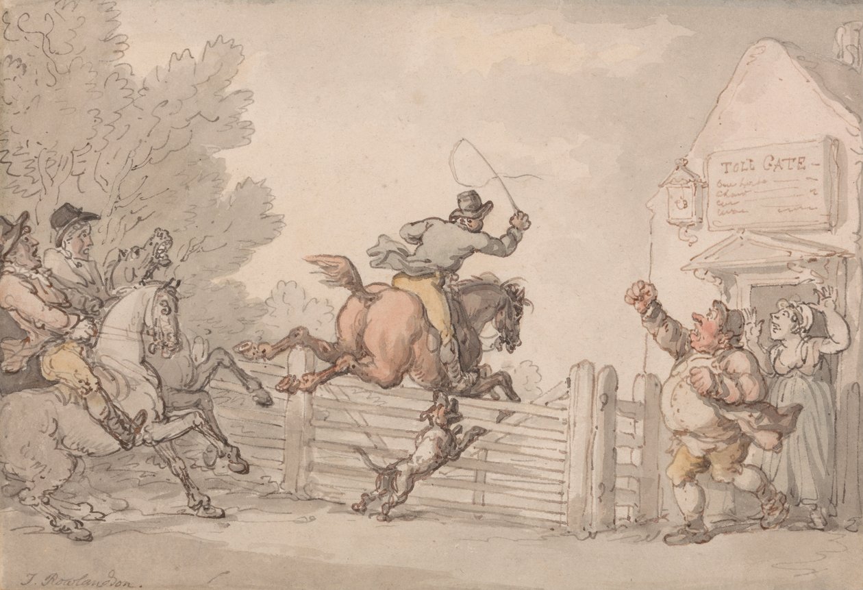 Unngå bollen av Thomas Rowlandson