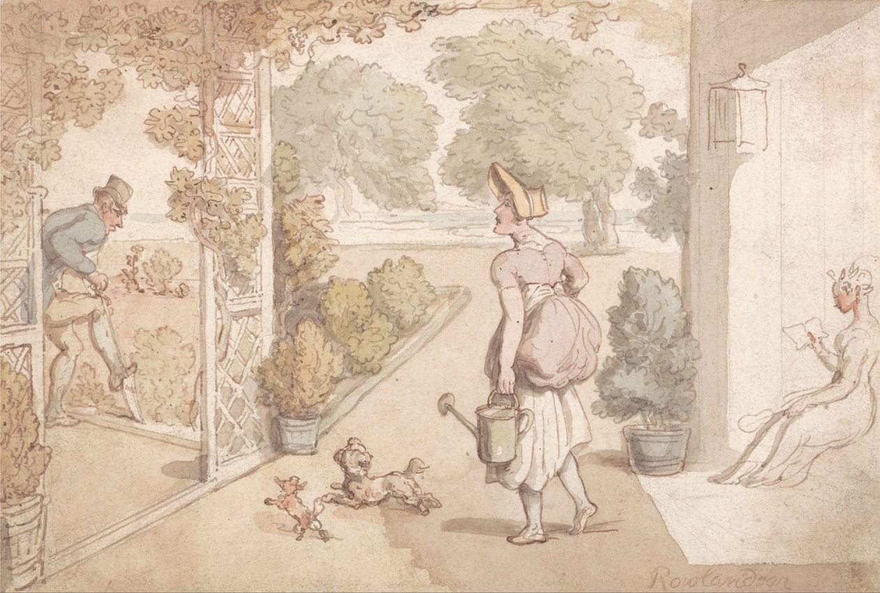 Hagearbeid av Thomas Rowlandson
