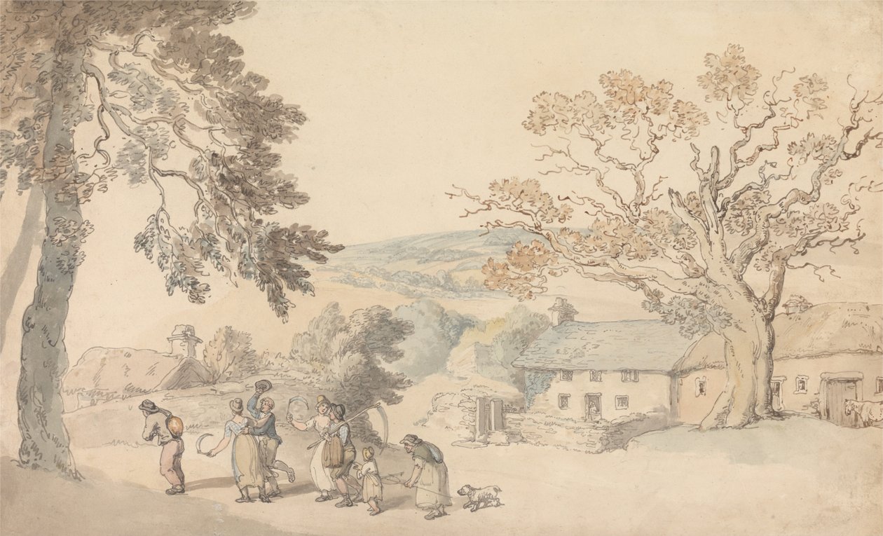 Høstere setter ut av Thomas Rowlandson