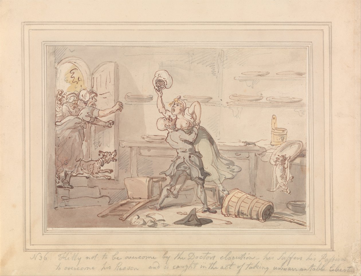 Kitty overvinne av Thomas Rowlandson