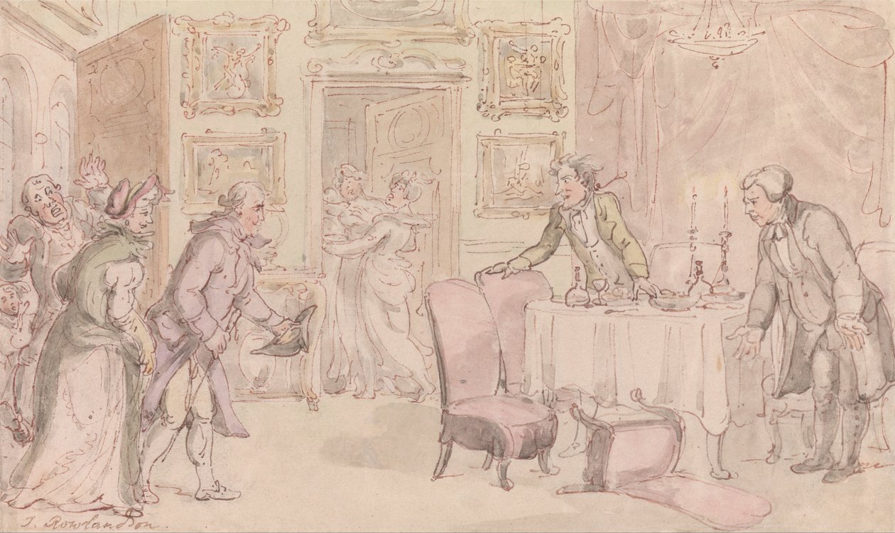 Vikar i Wakefield- Overraskelsen av Thomas Rowlandson