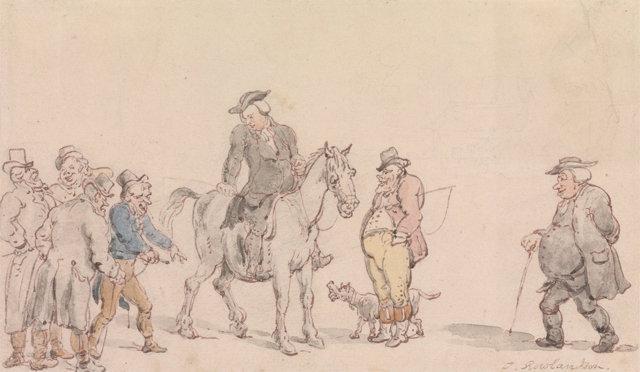 Vikar i Wakefield- Vikaren som selger hesten sin av Thomas Rowlandson