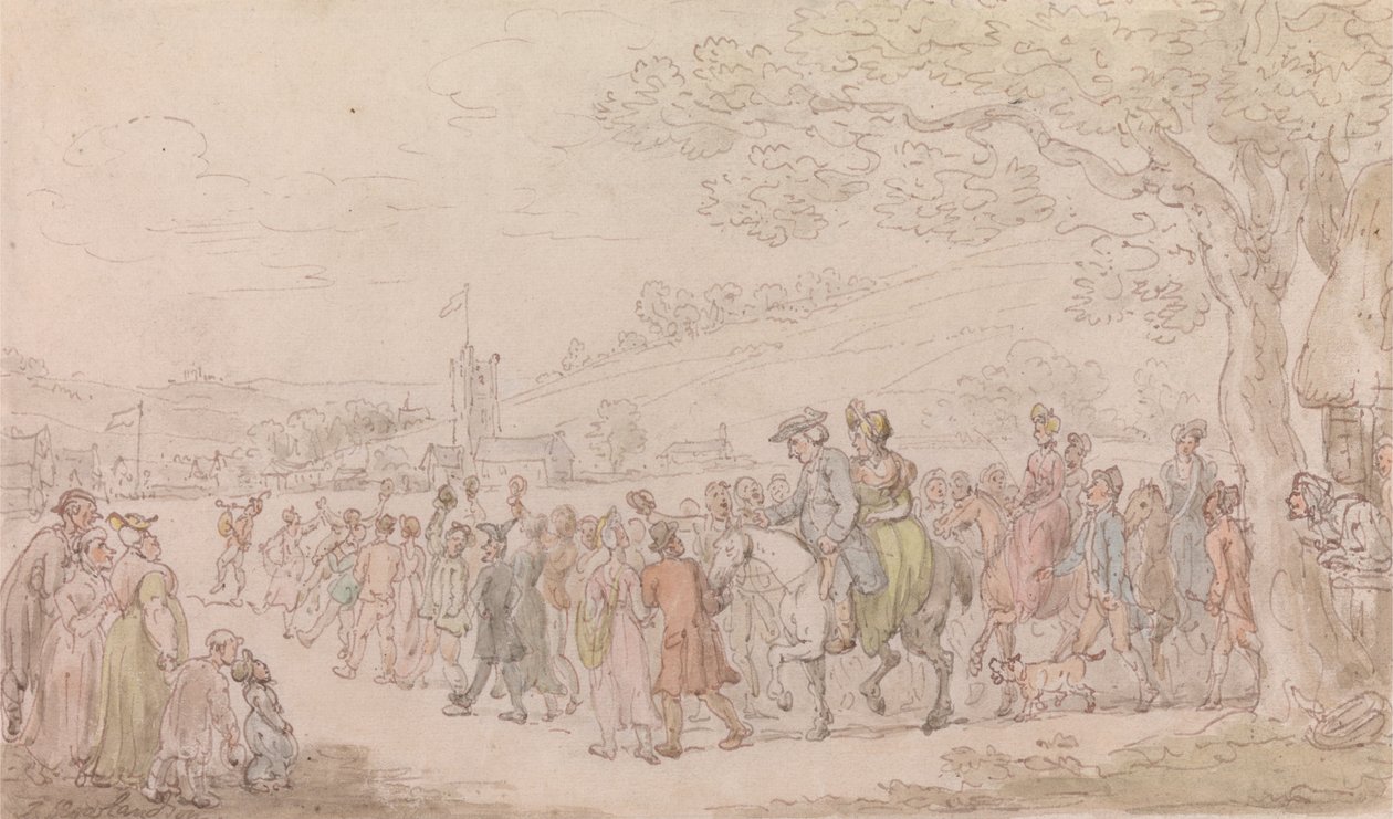Vikar i Wakefield- Velkommen av Thomas Rowlandson
