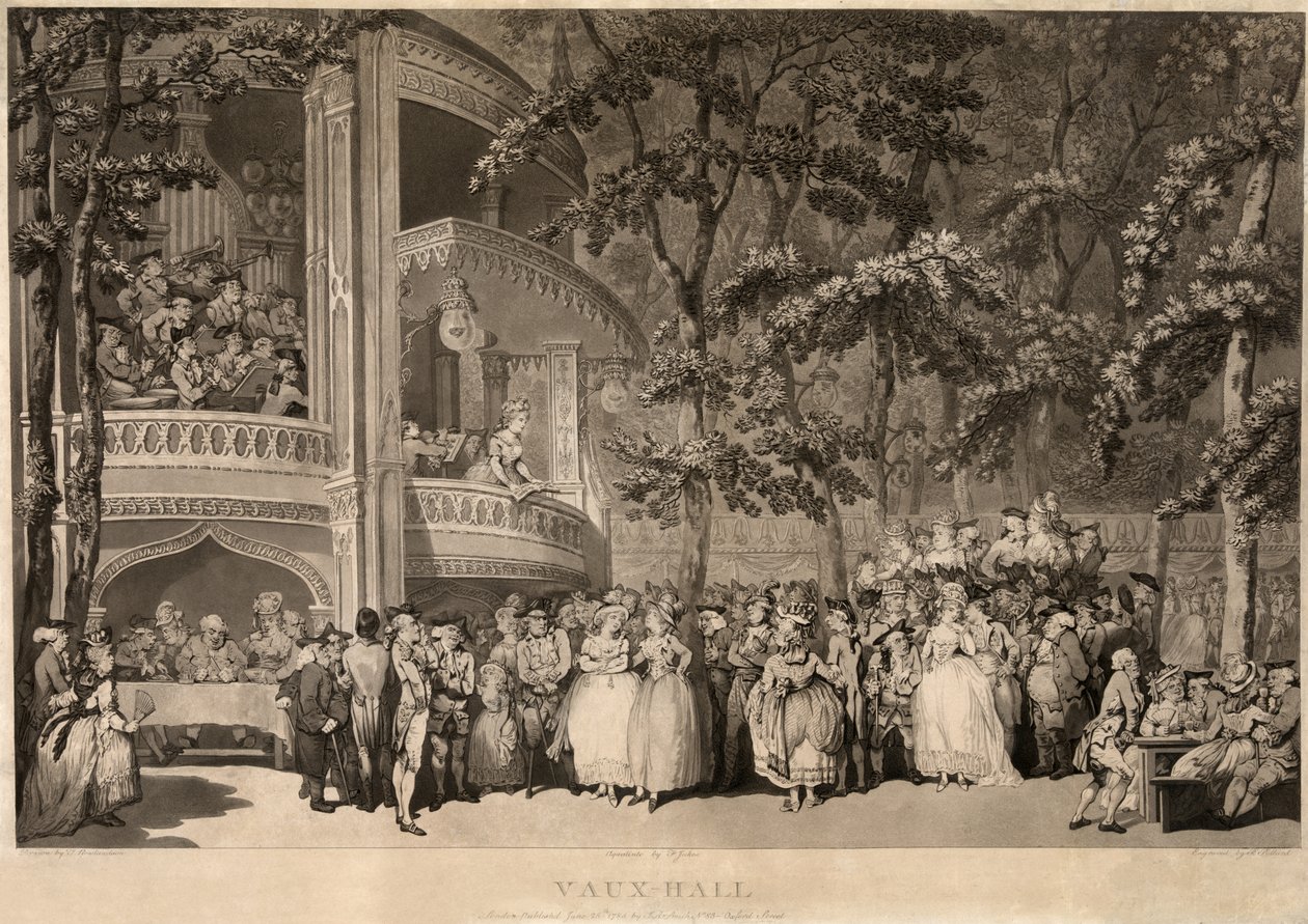 Vauxhall Gardens av Thomas Rowlandson