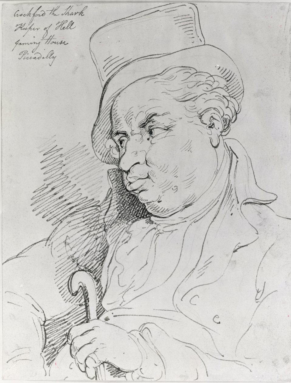 William Crockford av Thomas Rowlandson