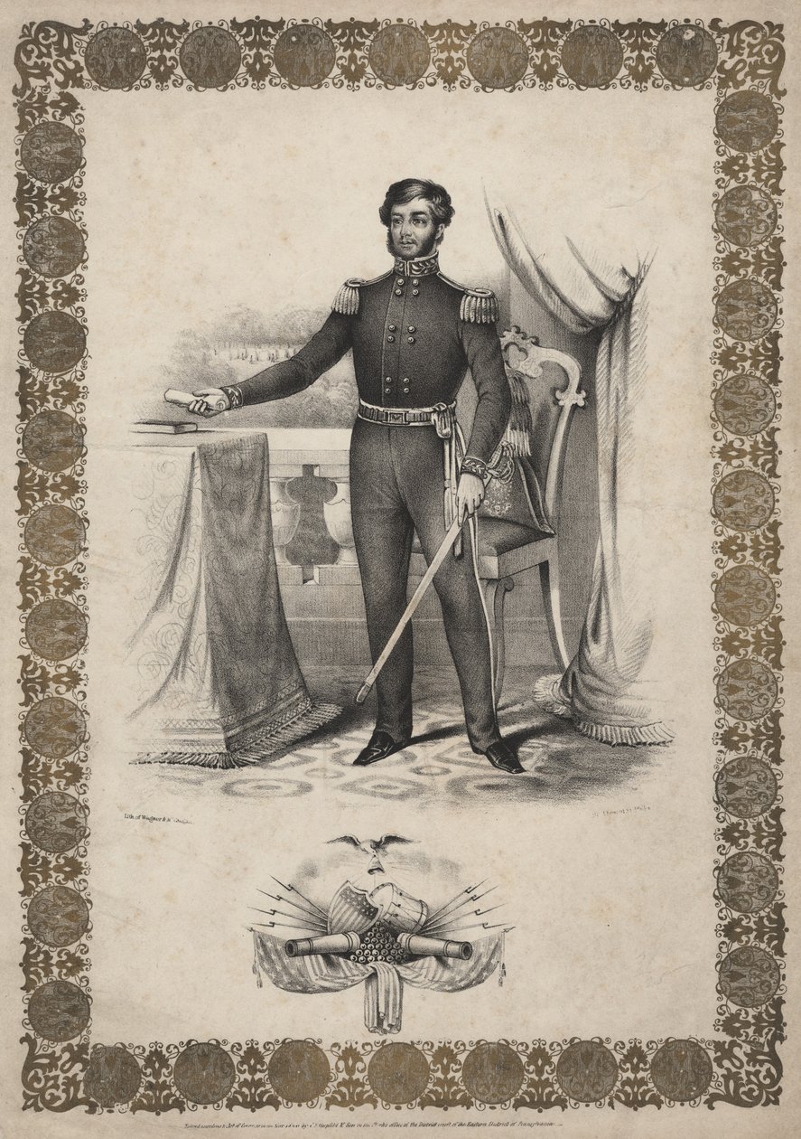 General George Cadwalader, 1846 av Thomas S. Wagner