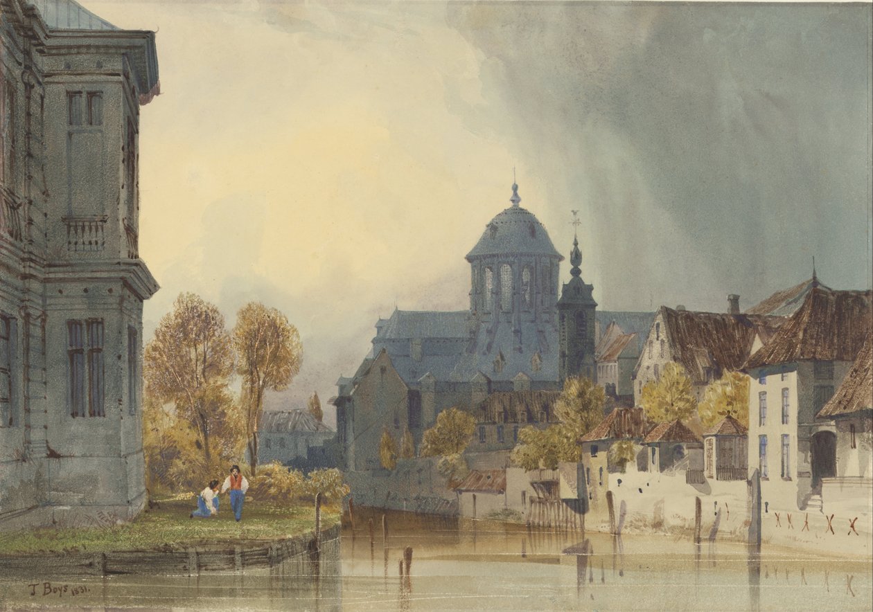 Et syn på kirken Our Lady of Hanswijk, Mechelen (Malines), Belgia av Thomas Shotter Boys