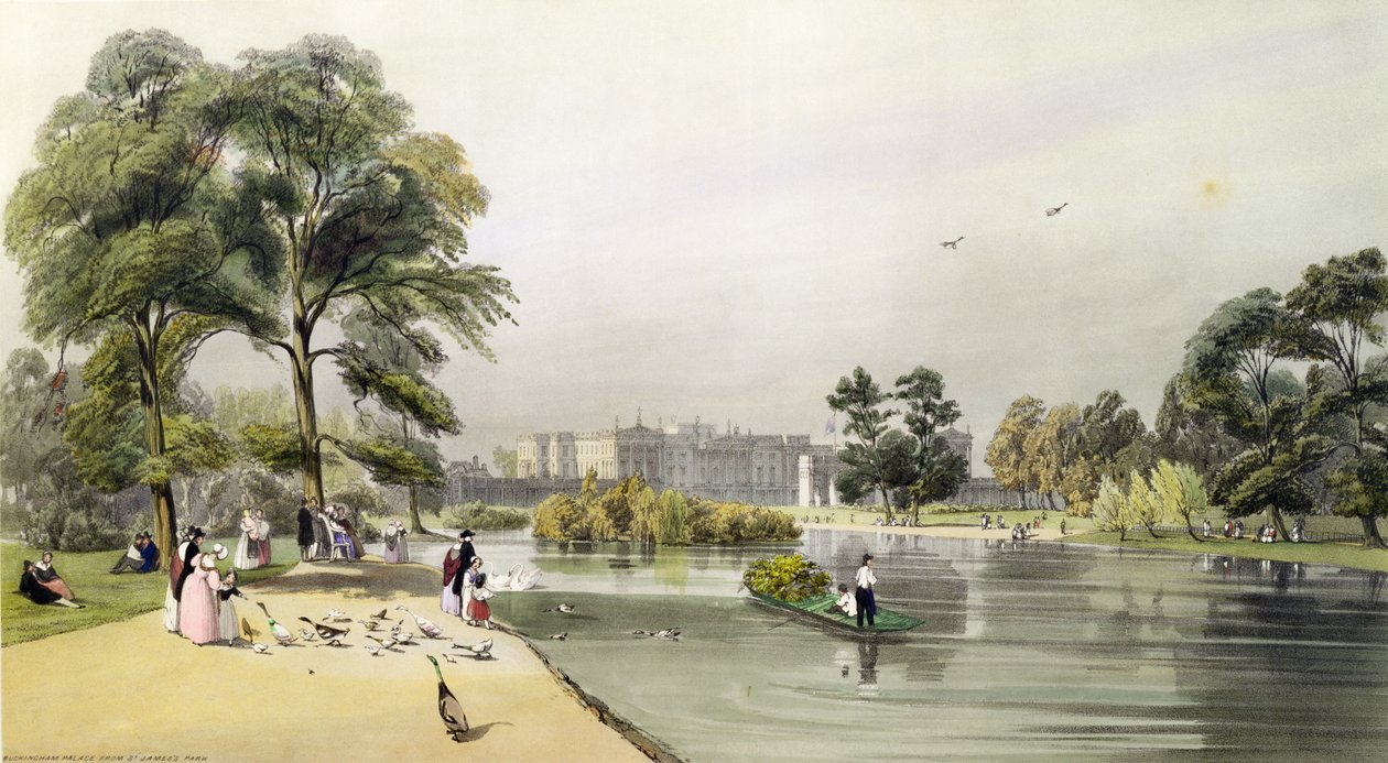 Buckingham Palace: fra St. James