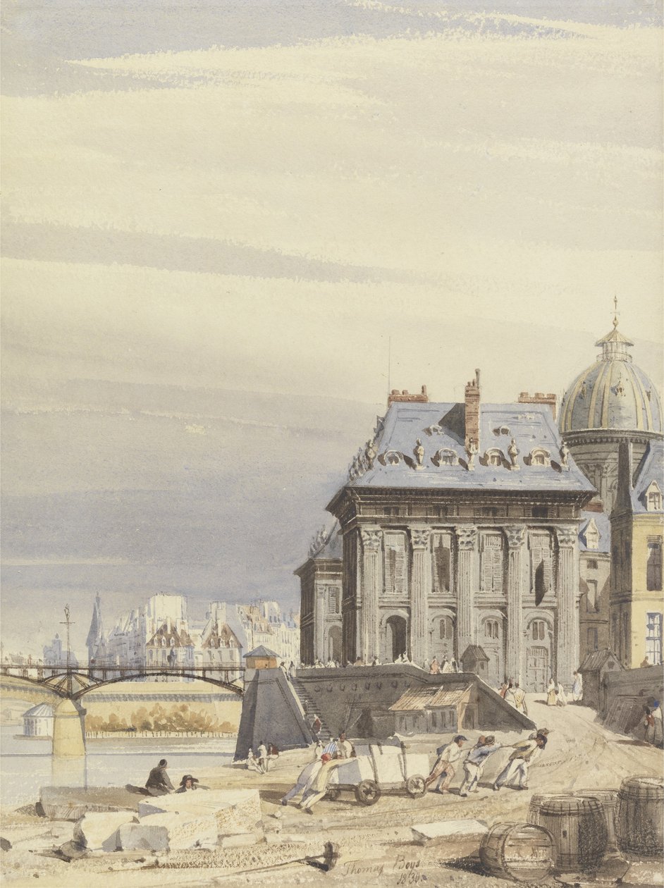 Institut de France, Paris, 1830 av Thomas Shotter Boys