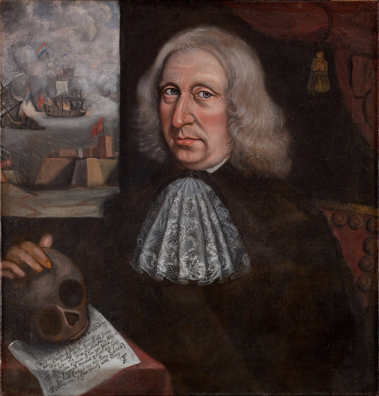 Selvportrett, ca. 1680 av Thomas Smith