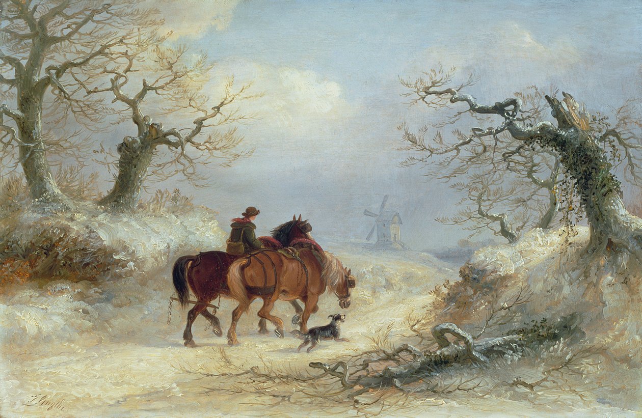 Crossing the Common - Scene nær Ipswich av Thomas Smythe