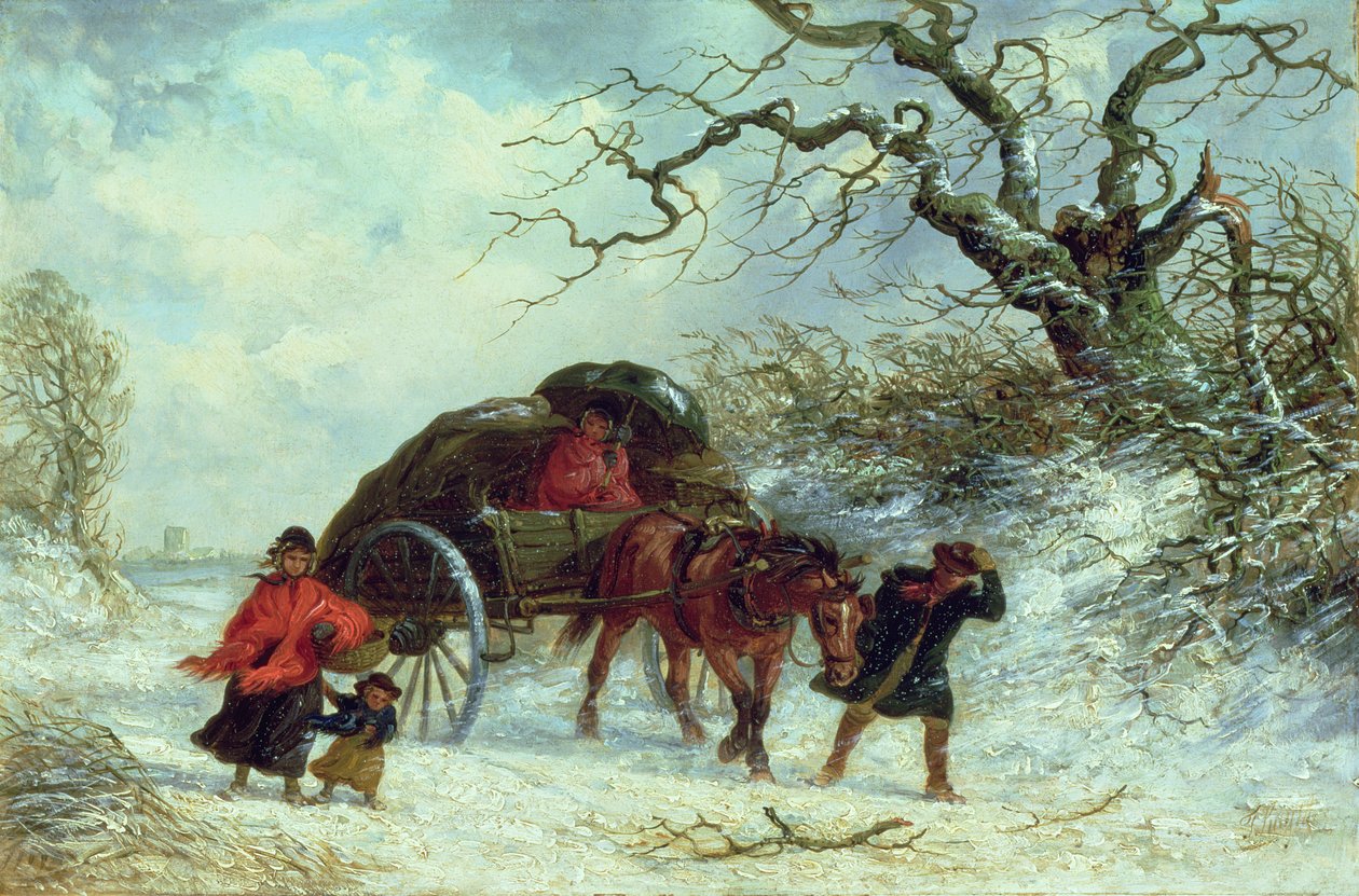 The Carriers Cart - Vinter av Thomas Smythe