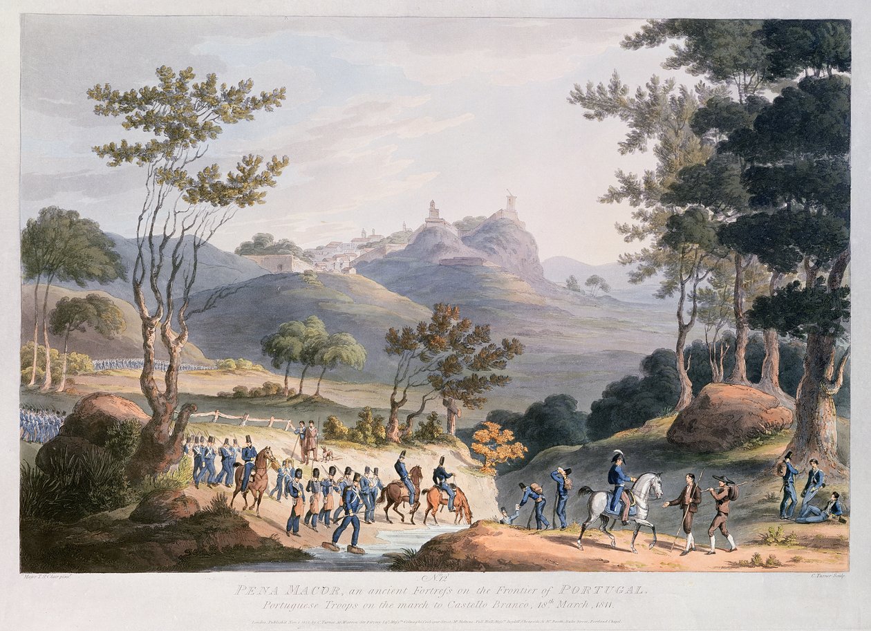 Pena Macor, gravert av C. Turner, 18. mars 1811 av Thomas Staunton St. Clair