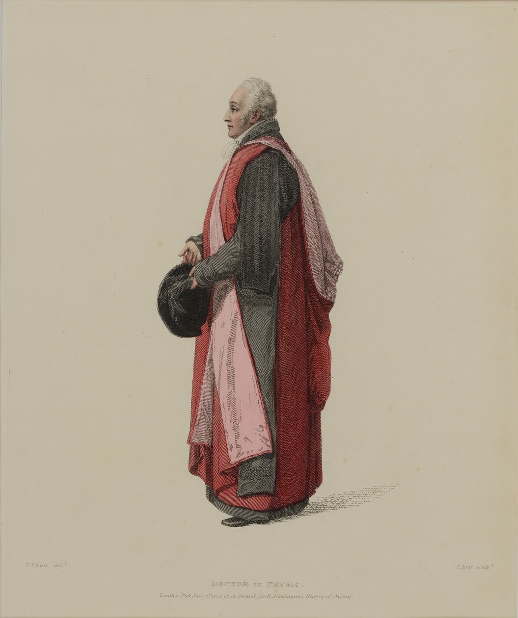 Doctor in Physic, gravert av J. Agar, publisert i R. Ackermanns 