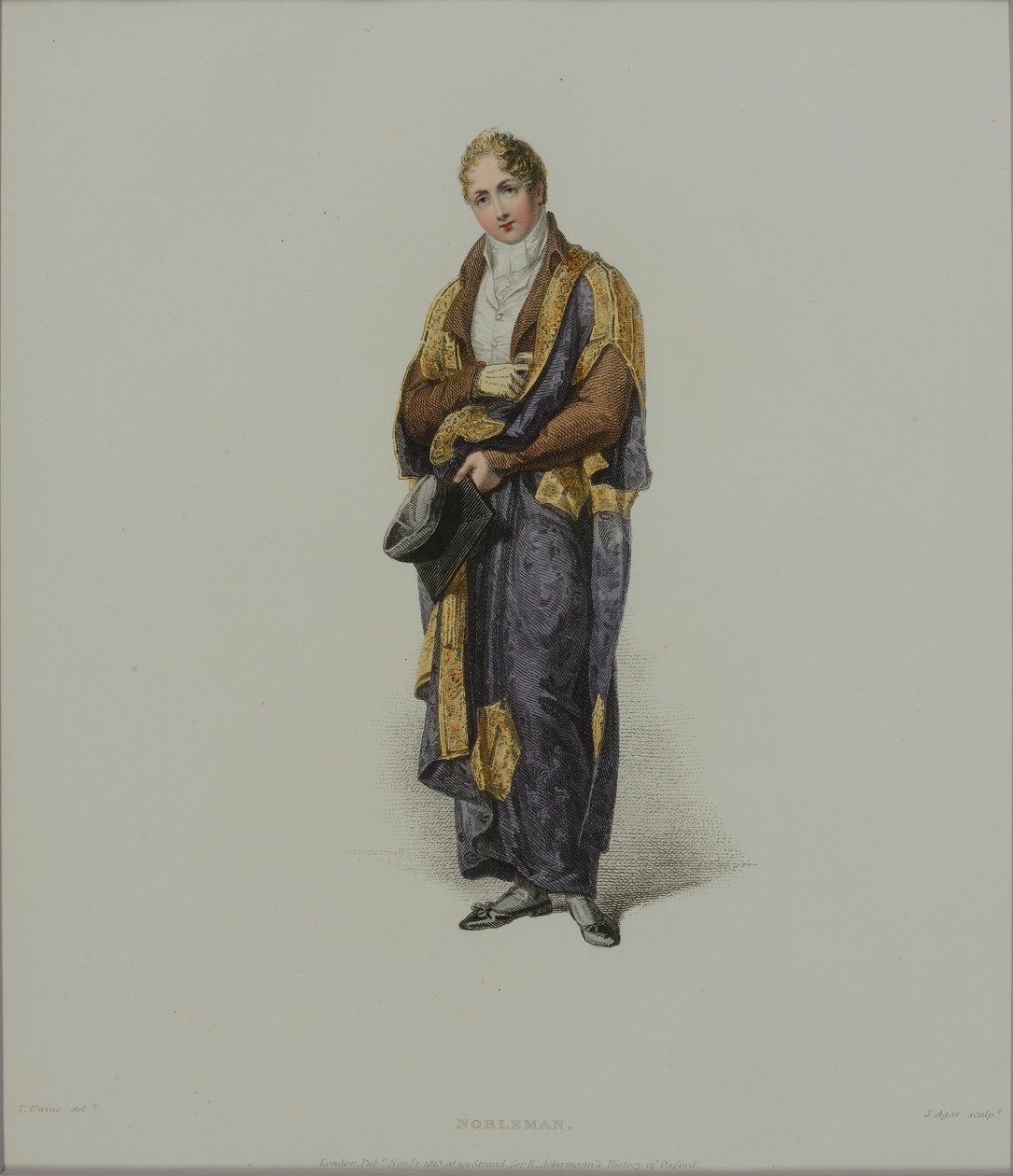 Nobleman, gravert av J. Agar, utgitt i 1813 for R. Ackermanns 